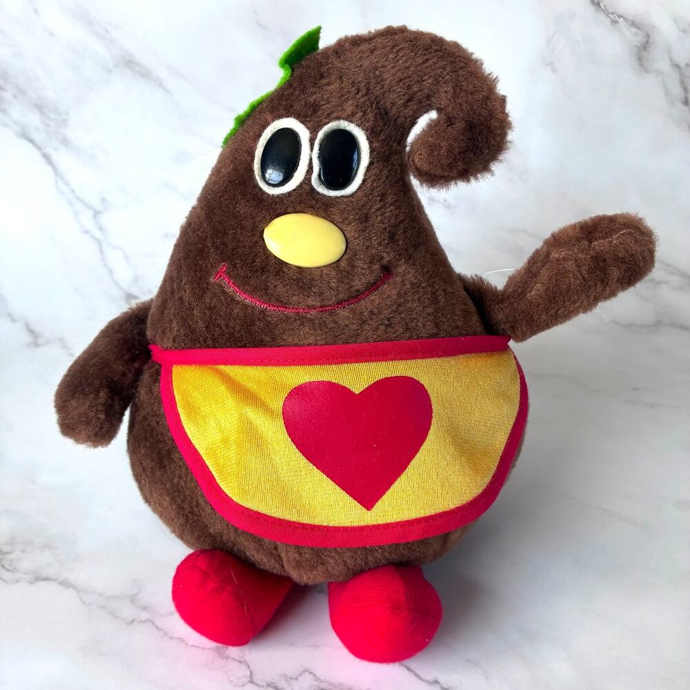 Vintage 1984 Nestle Semi-Sweetie Chocolate Chip Plush 8" Morsel Family Tag
